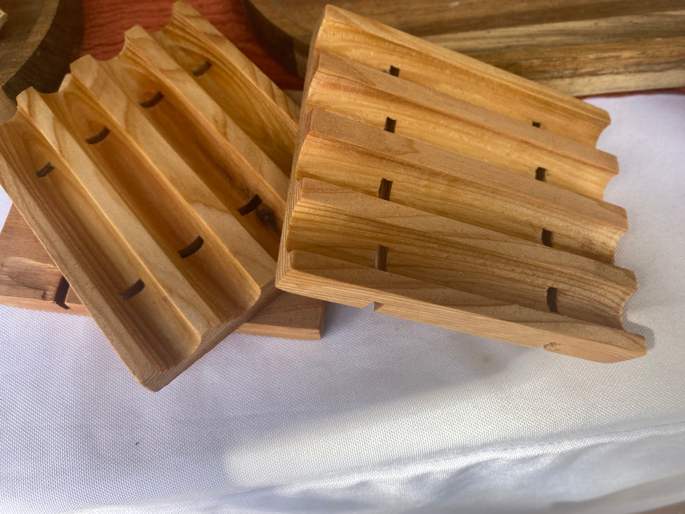 Natural Cedar Soap Dish