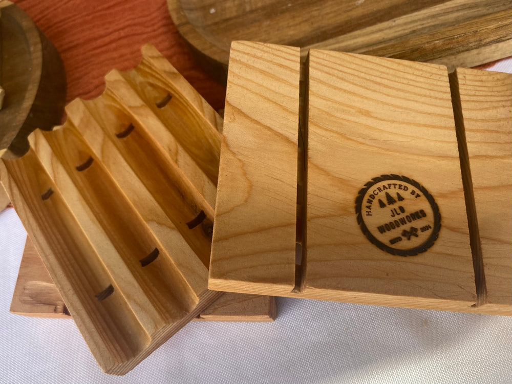 Natural Cedar Soap Dish
